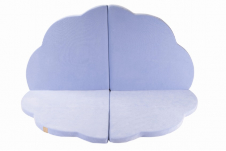 Saltea norisor pentru joaca din spuma, Catifea Blue, 160x160cm [1]