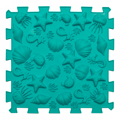 Covoraș ortopedic Puzzle „Mix” 8 elemente Pastel – joacă sănătoasă și reflexoterapie pentru toată familia - Copie [13]