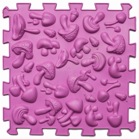 Covoraș ortopedic Puzzle „Mix” 9 elemente – joacă sănătoasă și reflexoterapie pentru toată familia [3]