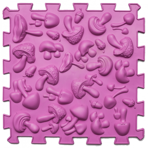 Covoraș ortopedic Puzzle „Mix” 8 elemente – joacă sănătoasă și reflexoterapie pentru toată familia [5]
