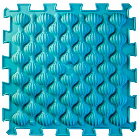 Covoraș ortopedic Puzzle „Mix” 9 elemente Blue – joacă sănătoasă și reflexoterapie pentru toată familia [6]