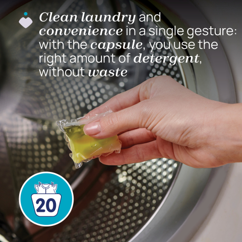 Detergent hipoalergenic Chicco Sensitive, 20 capsule, 0luni+ [3]