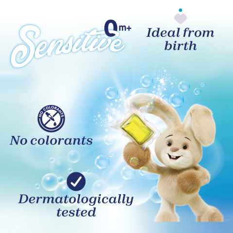 Detergent hipoalergenic Chicco Sensitive, 20 capsule, 0luni+ [1]