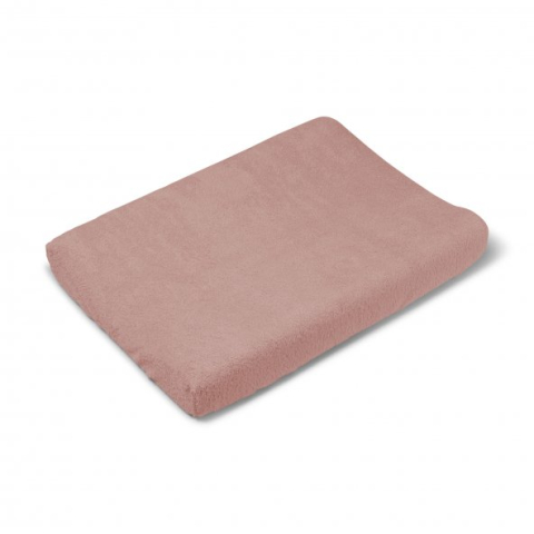 Saltele pentru infasat - Husă de protecție Rosa pentru salteaua de înfășat – bumbac buclat, elastic pe contur, 80x50 cm, Bonjourbebé