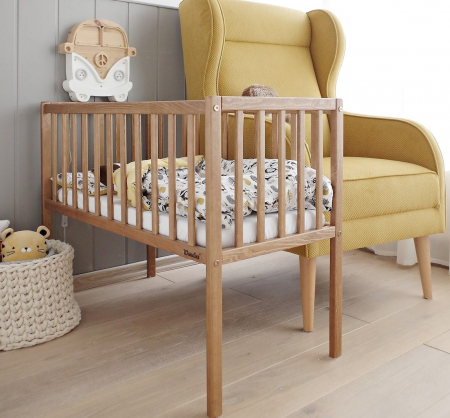 Patut mic, co-sleeping din lemn, Classic Vintage 90 x 40 cm [1]