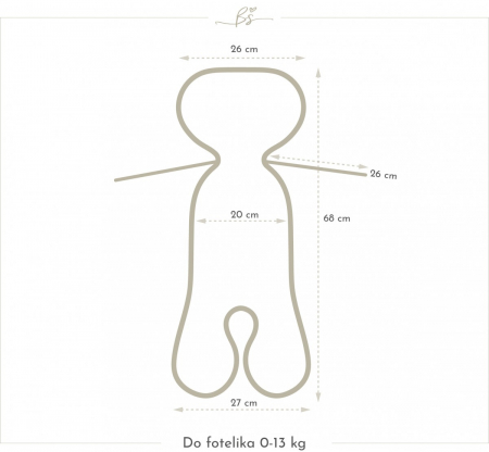Insert Antitranspiratie pentru scaun auto 3D – 0-13 kg Butterfly [1]