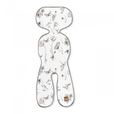 Accesorii carucioare - Insert Antitranspiratie pentru scaun auto 3D – 9-36 kg Natura