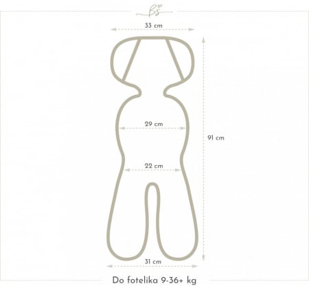 Insert Antitranspiratie pentru scaun auto 3D – 9-36 kg Butterfly [1]