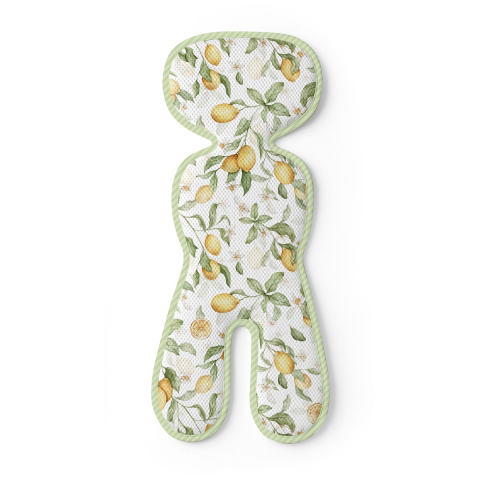 Accesorii carucioare - Inserție antitranspiratie 3D pentru scaun auto 0-13 kg, Lemon – BabySteps®