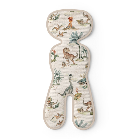 Accesorii carucioare - Inserție antitranspiratie 3D pentru scaun auto 0-13 kg, Dino – BabySteps®