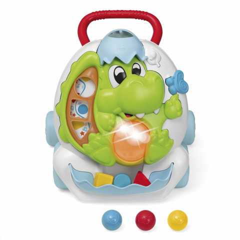 Jucarie Chicco 2 in 1, centru de activitati si antemergator Dinozaur, 9-24 luni [3]