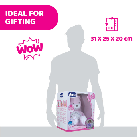 Jucarie cu proiectie Chicco Ursuletul bebelus, roz, 0luni+ [7]