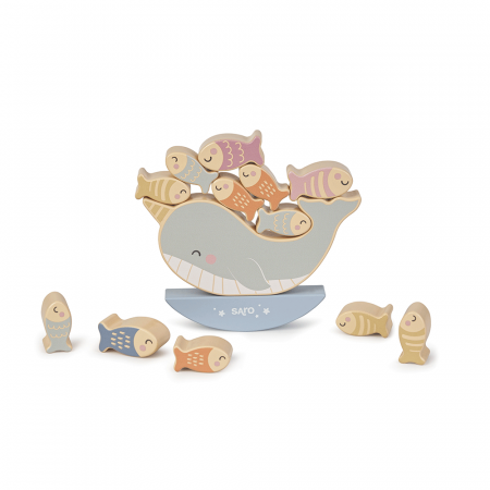Joc de echilibru din lemn, "Sea Life", Saro Baby [1]