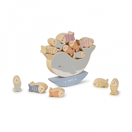Joc de echilibru din lemn, "Sea Life", Saro Baby [2]