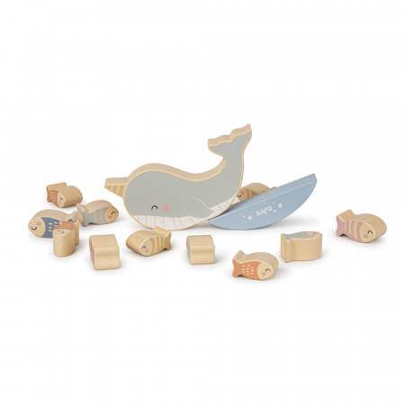 Joc de echilibru din lemn, "Sea Life", Saro Baby [4]