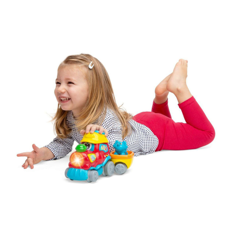 Jucarie electronica vorbitoare Chicco Trenuletul aventurii ABC, IT/EN, 1-4 ani [5]