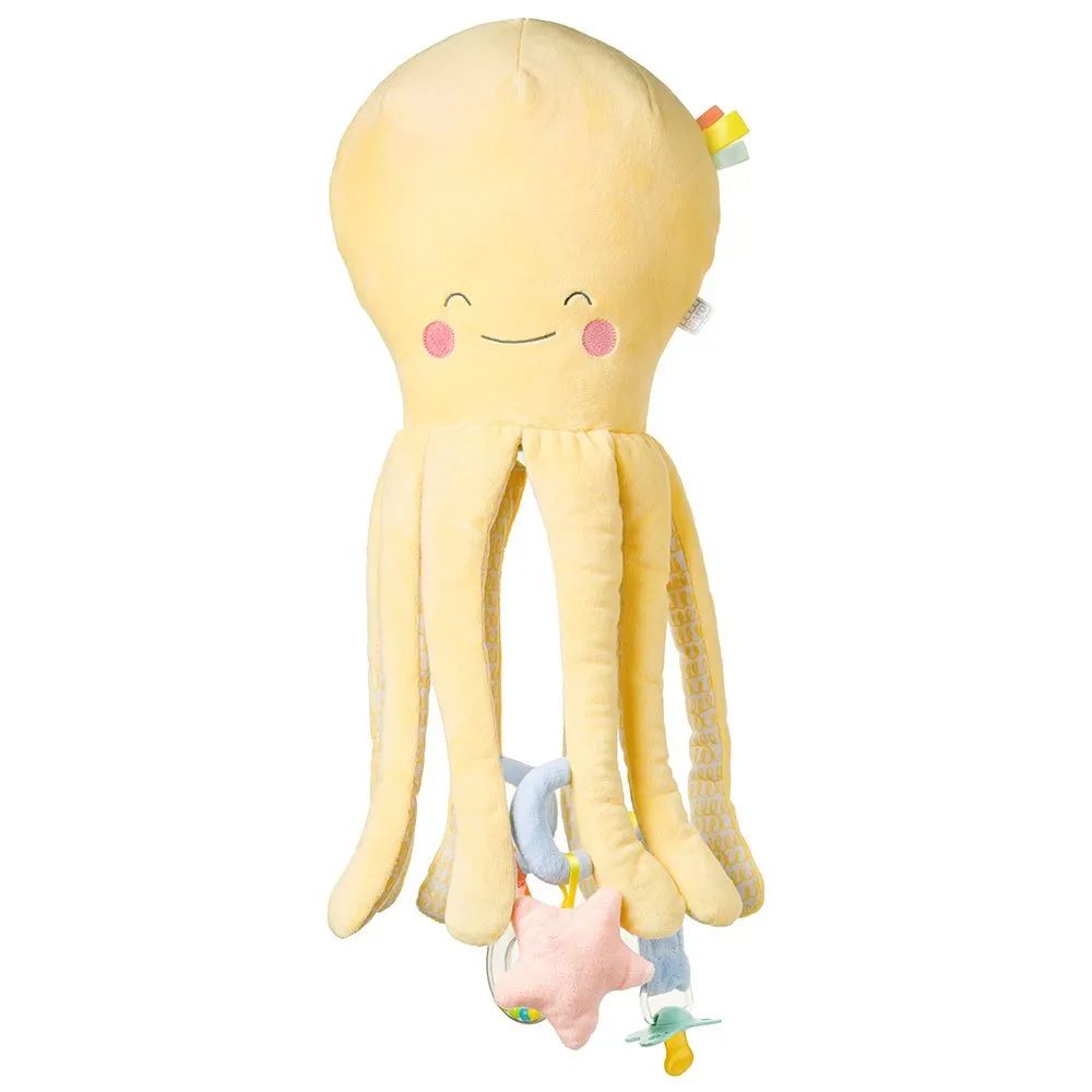 Jucarii senzoriale - Jucarie senzoriala, de plus, "Happy Sea" Multiactivity Giant Octopus - Yellow