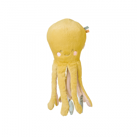Jucarii senzoriale - Jucarie senzoriala, de plus, "Ocean Life" Multiactivity Giant Plushie  Octopus Mustard