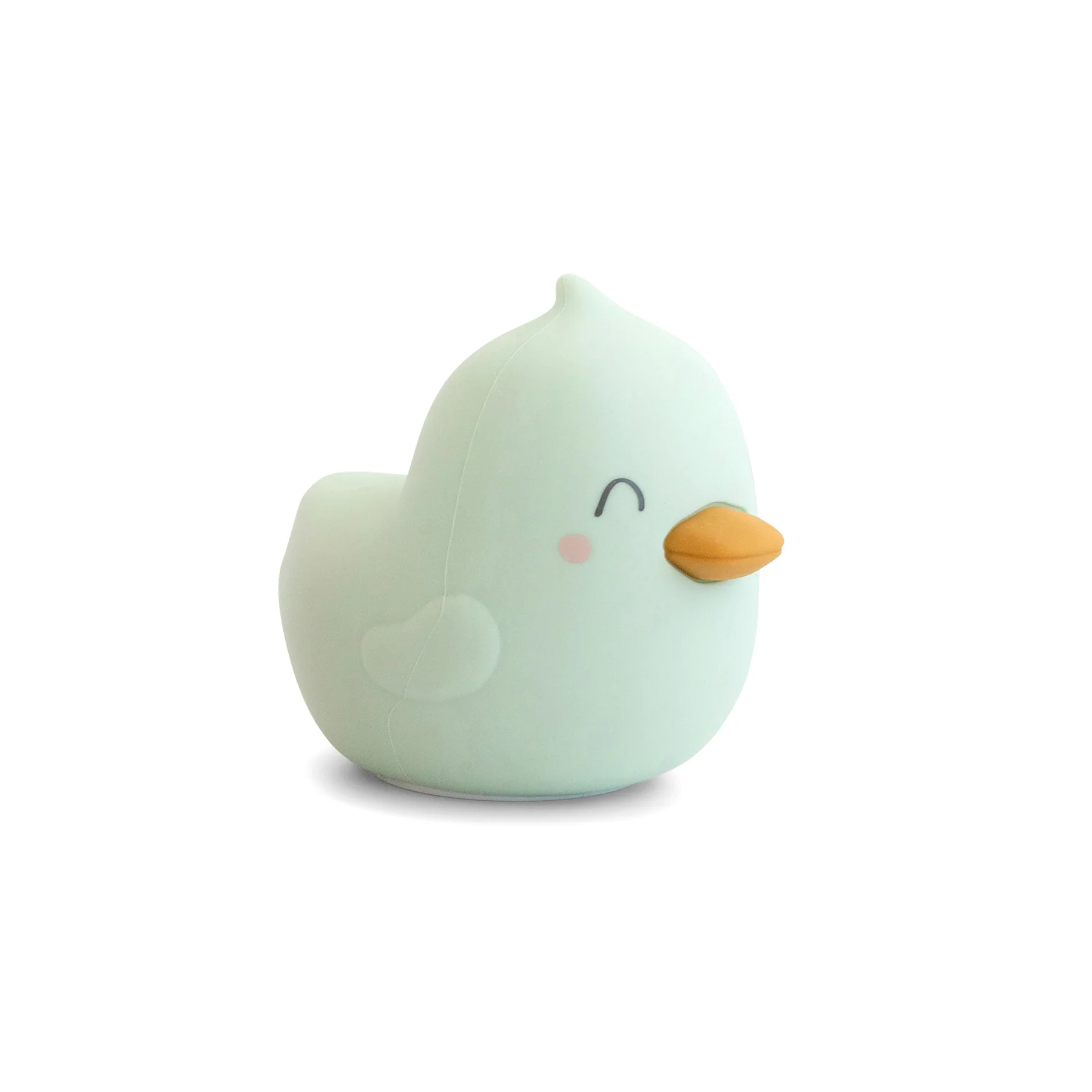 Camera copilului - Lampa de veghe din silicon premium, diverse lumini, USB tip C, Led, Bright Duck, Mint