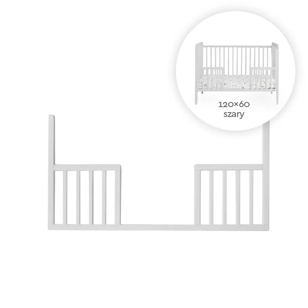 Patuturi lemn 120x60 cm - Latura Deschisa DayBed Pentru Patut Star Gri 120 x 60 cm