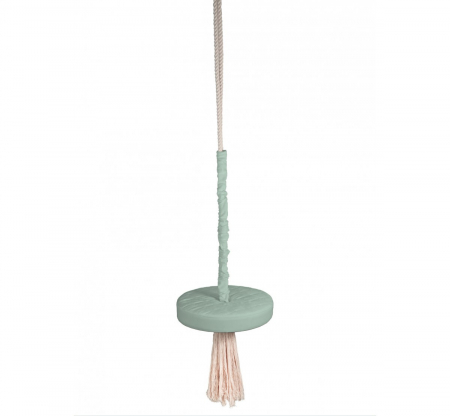 Leagane - Leagan din lemn si spuma pentru copii RingSwing by BabySteps, Catifea Velvet Mint