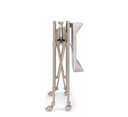Masa de baie pliabila cu saltea de infasat, cadita anatomica cu furtun, roti cu blocatori, Cambio Deluxe, alb [2]