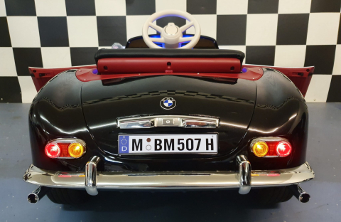 Mașină electrică BMW 507 12V Negru Metalic, Licență Oficială – Design Clasic, Telecomandă 2.4G [8]