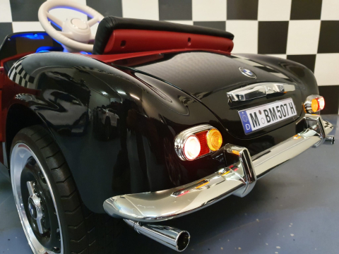 Mașină electrică BMW 507 12V Negru Metalic, Licență Oficială – Design Clasic, Telecomandă 2.4G [7]