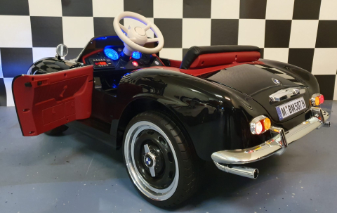 Mașină electrică BMW 507 12V Negru Metalic, Licență Oficială – Design Clasic, Telecomandă 2.4G [5]