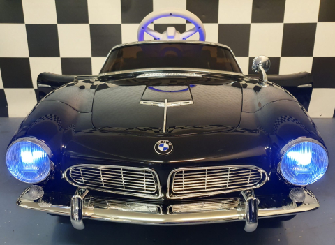 Mașină electrică BMW 507 12V Negru Metalic, Licență Oficială – Design Clasic, Telecomandă 2.4G [1]