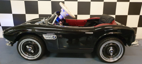 Mașină electrică BMW 507 12V Negru Metalic, Licență Oficială – Design Clasic, Telecomandă 2.4G [4]