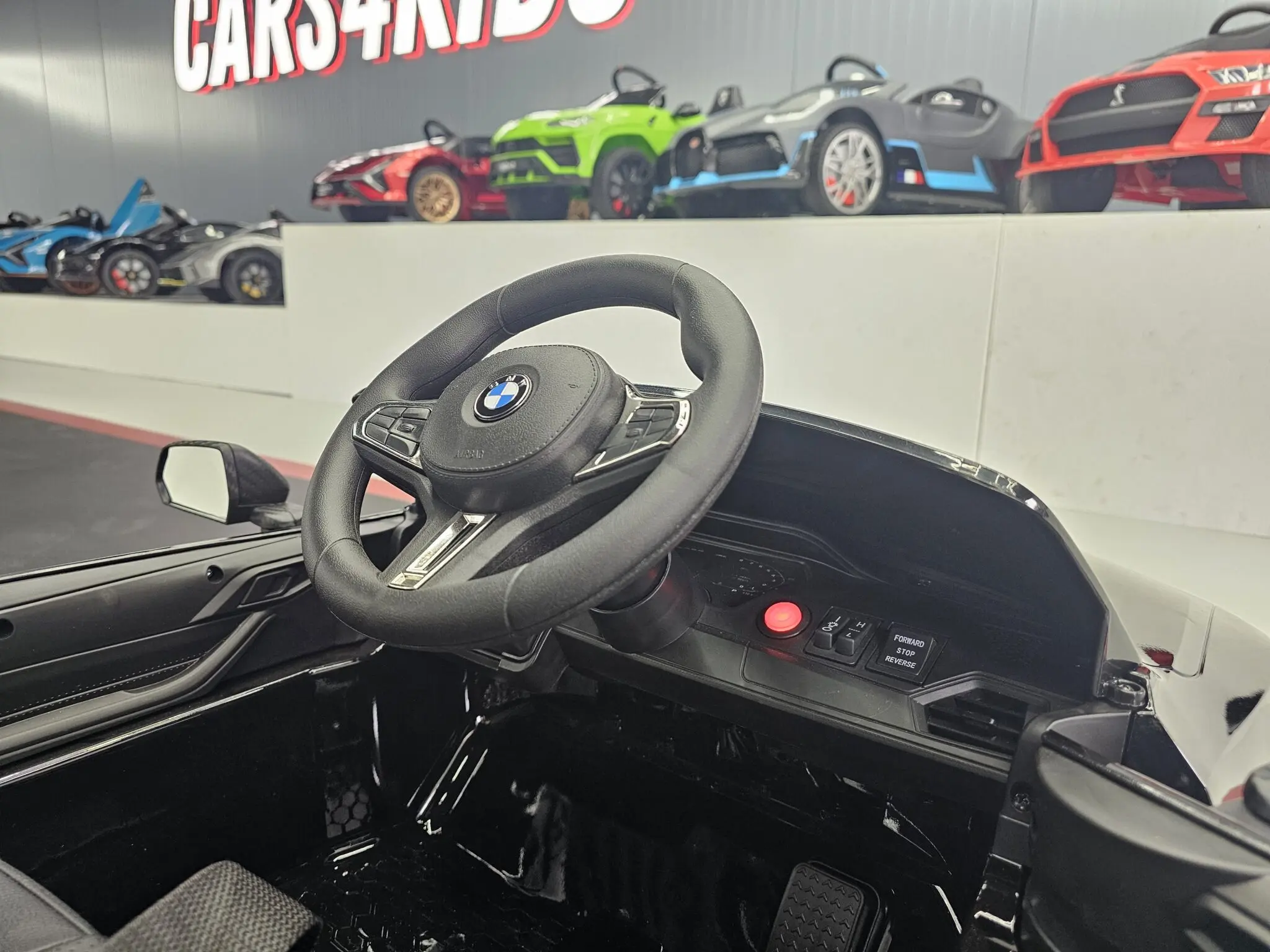Mașină electrică BMW M4 12V Negru Metalic, Licență Oficială – Telecomandă 2.4G, Scaun Piele [8]