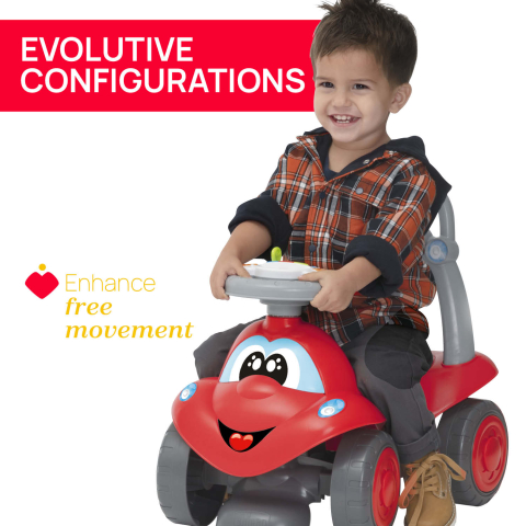 Masinuta copii Chicco Billy Walk and Ride 2 in 1, Rosu, 12-36luni+ [3]