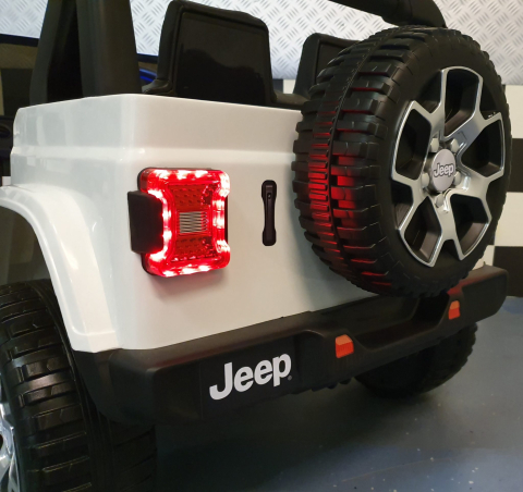 Mașinuță Electrică Copii Jeep Wrangler 12V 4x4, Telecomandă, Bluetooth, 4 Motoare, Uși Funcționale, Șa Piele [9]