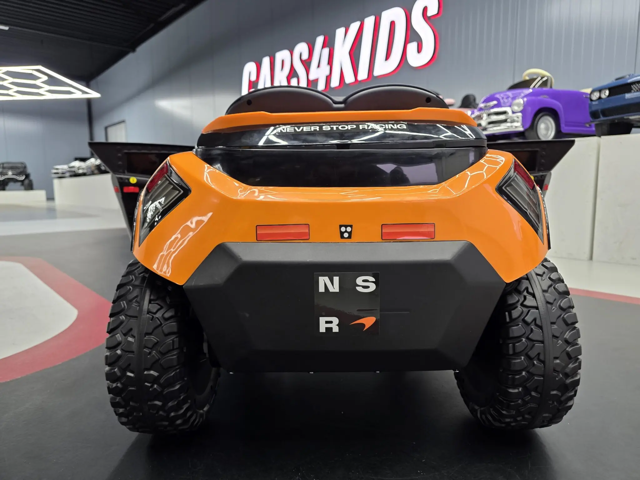 Mașinuță Electrică Copii McLaren Rally 12V, Telecomandă, Bluetooth, USB, Șa Piele, Anvelope EVA, 3-5 ani [8]