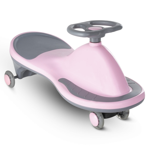 Mașinuță gravitațională Kidwell ROLLO Pink cu roți LED, 3+ ani, până la 100 kg [5]