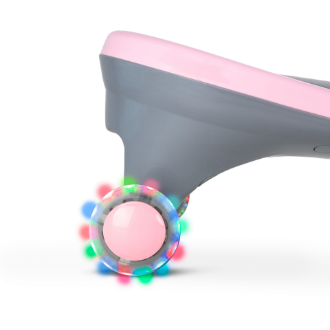 Mașinuță gravitațională Kidwell ROLLO Pink cu roți LED, 3+ ani, până la 100 kg [6]
