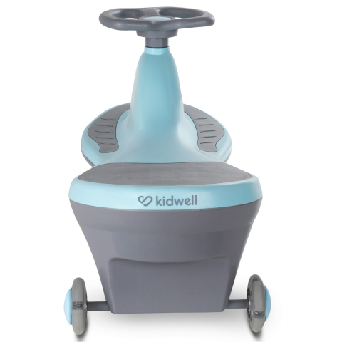 Mașinuță gravitațională Kidwell ROLLO Blue cu roți LED, 3+ ani, până la 100 kg [4]