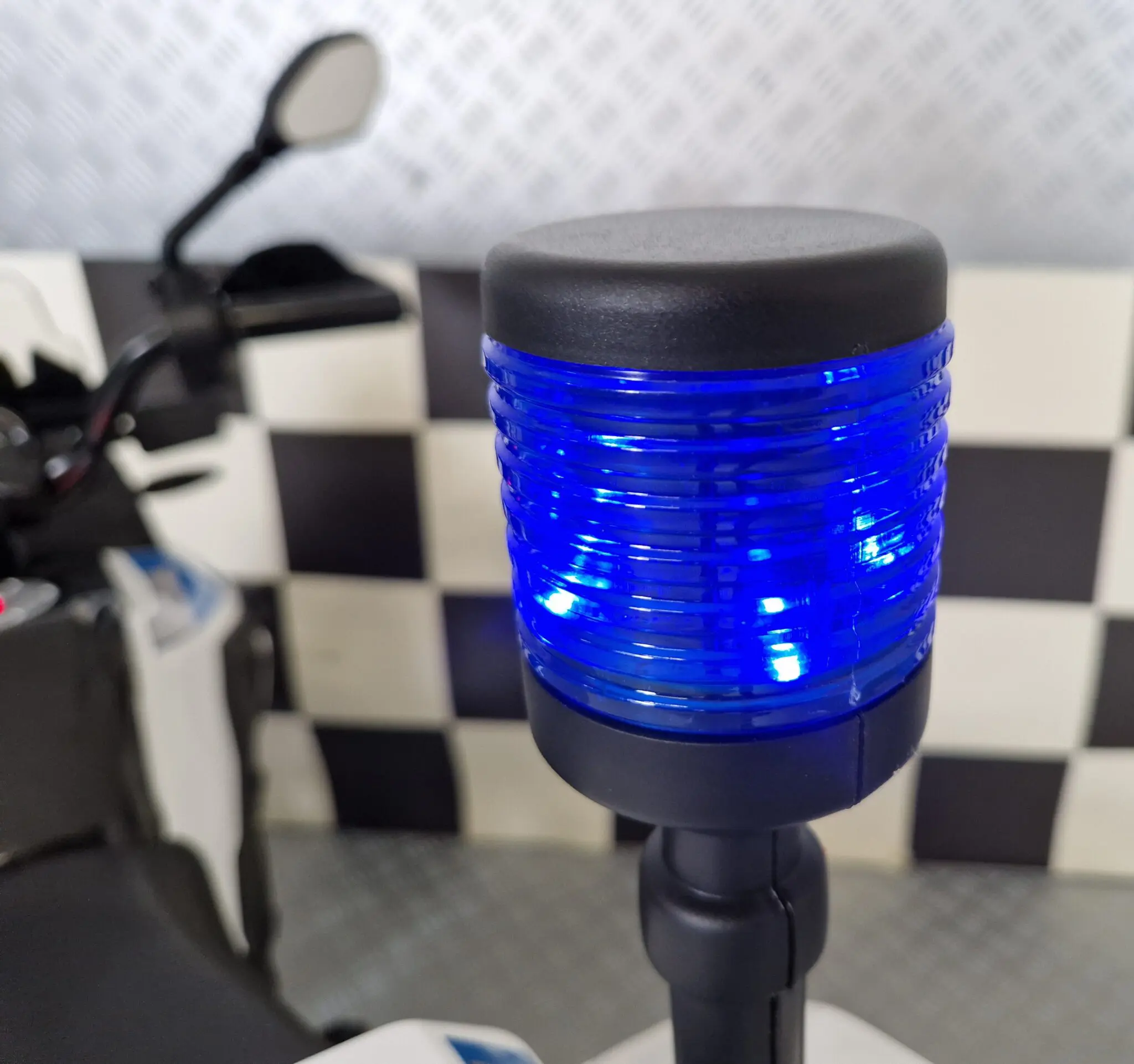 Motocicletă Electrică Poliție BMW F850 12V – Roată Ajutătoare, Girofar LED | 3-5 Ani [10]