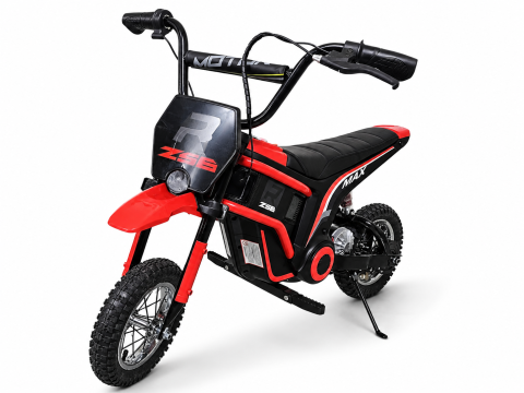 Motocros Electric Copii Cars4Kids 24V 350W, 2 Viteze 8-16km/h, Șa Piele, Roți Cauciuc, Suspensie, CE, 5 ani + [11]