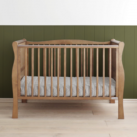Patut din lemn pentru bebe, inaltime saltea reglabila, Noble Vintage 120x60 cm [24]