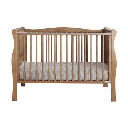 Patut din lemn pentru bebe, inaltime saltea reglabila, Noble Vintage 120x60 cm [29]