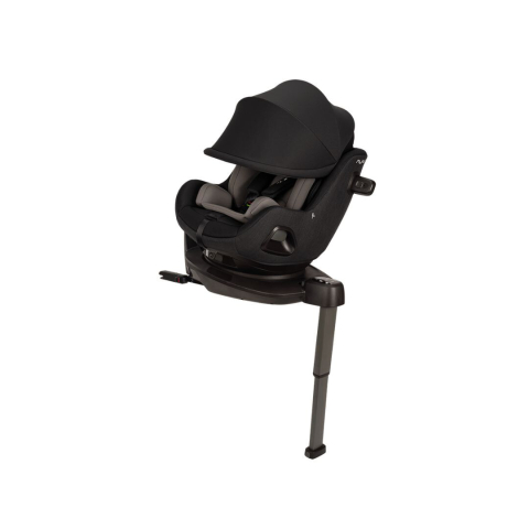Scoica auto - Nuna - Scaun auto PRUU Aire Caviar cu capotina integrata, 40-105 cm, certificat R129