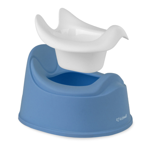 Olita copii, Nilo, recipient detasabil, bază antiderapantă, barieră anti-stropire, Blue [2]