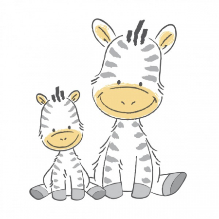Olita copii, mini toaleta, recipient detasabil, Zebra Light Blue, Maltex Baby [1]