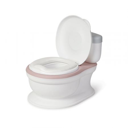 Olita de tip WC, muzicala, alb si rose [1]