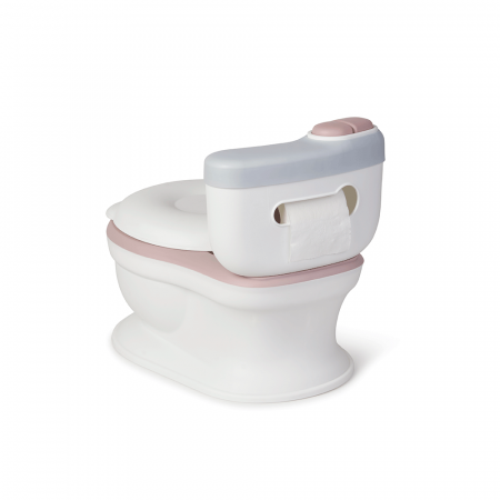 Olita de tip WC, muzicala, alb si rose [2]
