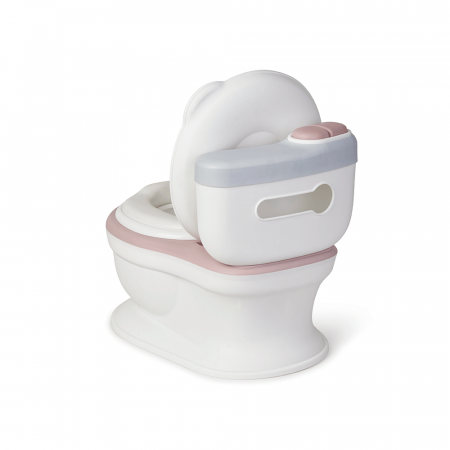 Olita de tip WC, muzicala, alb si rose [4]