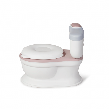 Olita de tip WC, muzicala, alb si rose [6]