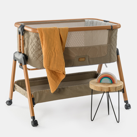 ONINO - Patut co-sleeper DREAM.me, Misty Taupe [10]